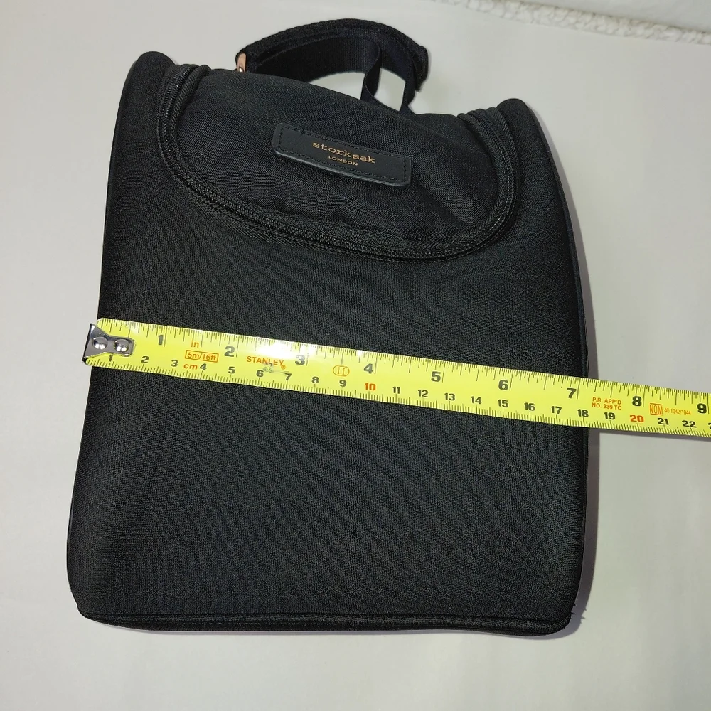 Storksak London Scuba Black Rose Gold‎ Insulated Bottle Food Bag